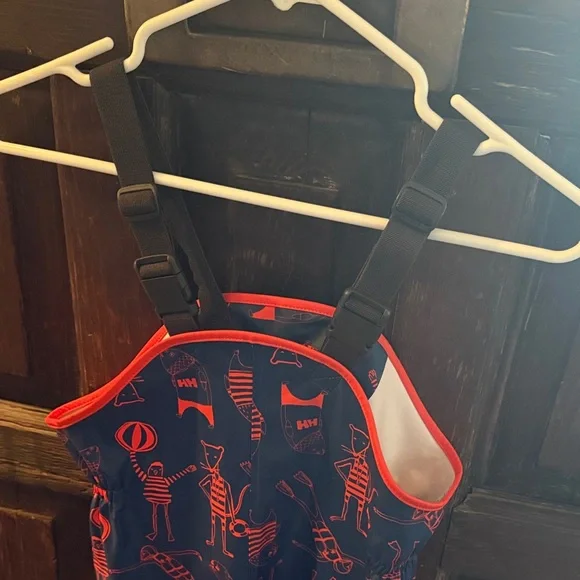 Helly Hansen Children's Red and Blue Rain Gear - Picture 5 of 6
